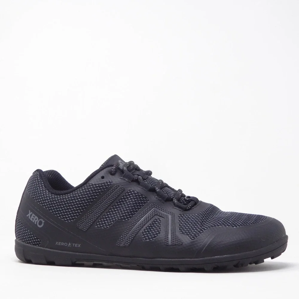 Xero Shoes Women Mesa Trail WP Black Waterproof Barefoot Sneakers 9.5